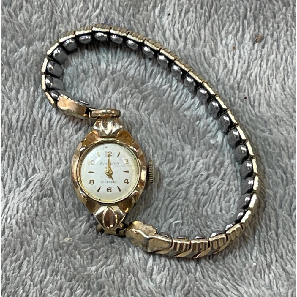 Kingston Women’s 21 Jewels SWISS Made Mechanical Watch !! Parts/repair ! 10k RGP